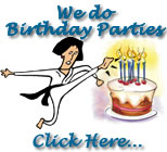 Birthday Parties at Master Brown's Karate School